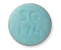 Pill Finder: SG 174 Blue Round - Medicine.com